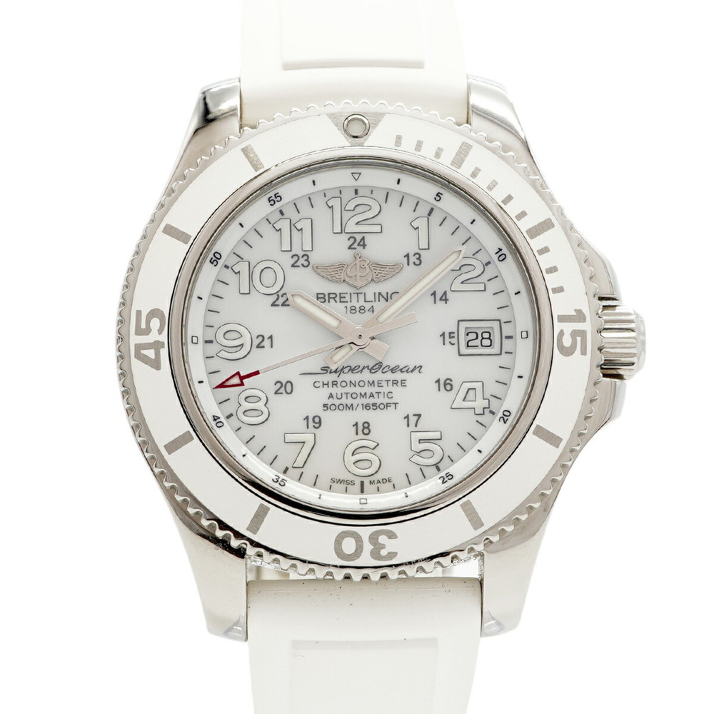 Breitling Superocean 42 A17365 White Dial Men's Watch